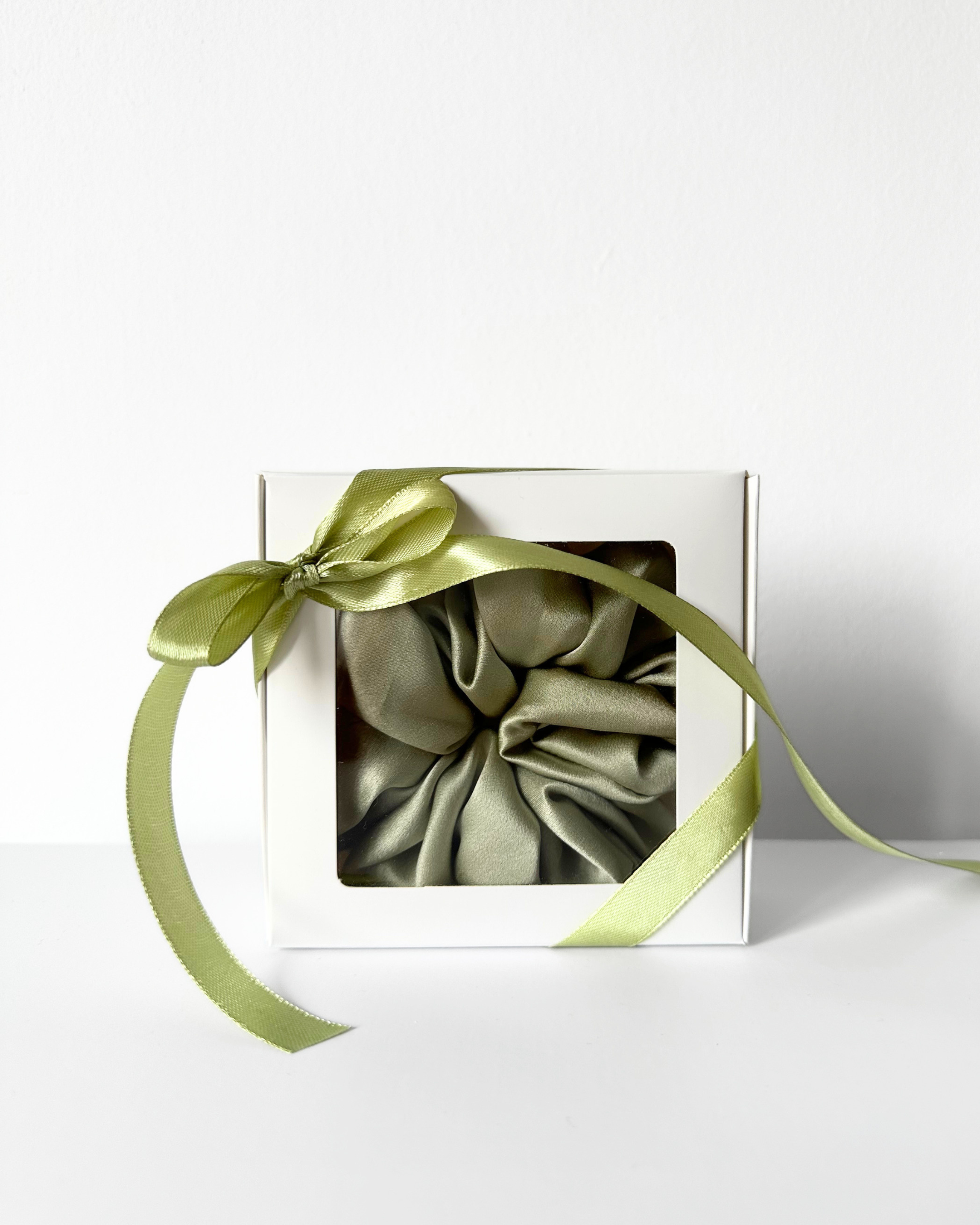 Mini Box Scrunchie - Zielony