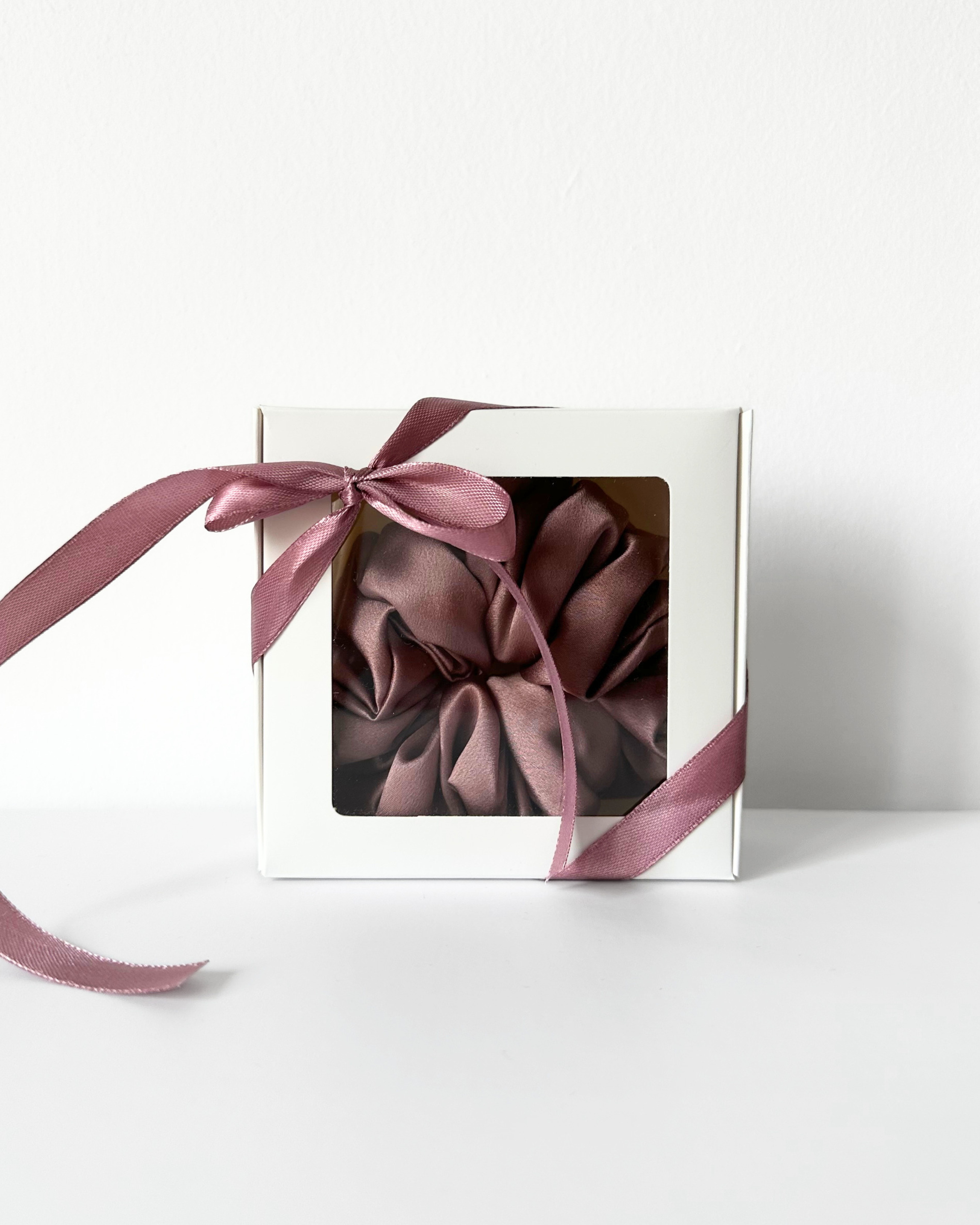 Mini Box Scrunchie - Różowy