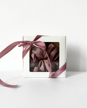 Mini Box Scrunchie - Różowy