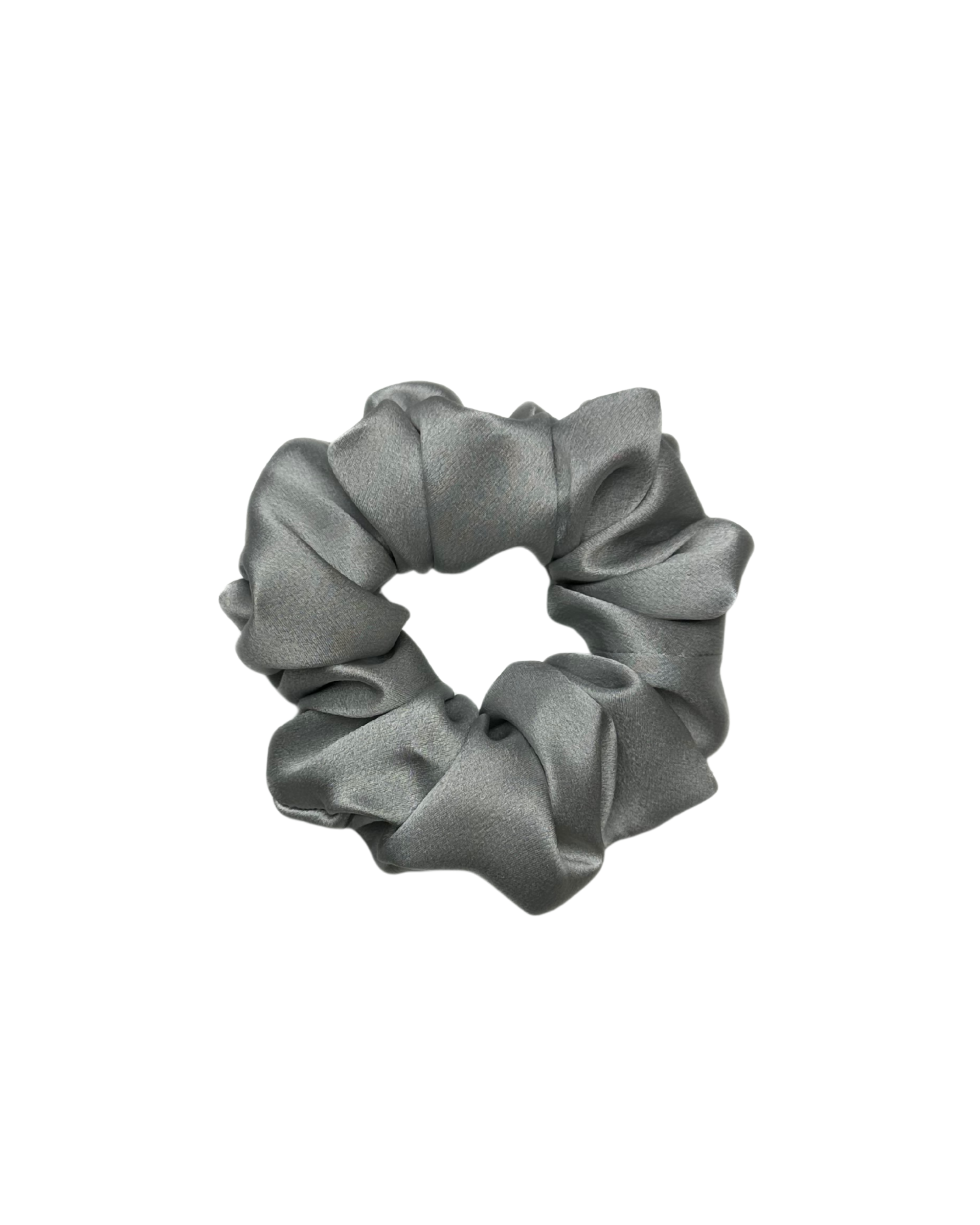 Medium Scrunchie Silver