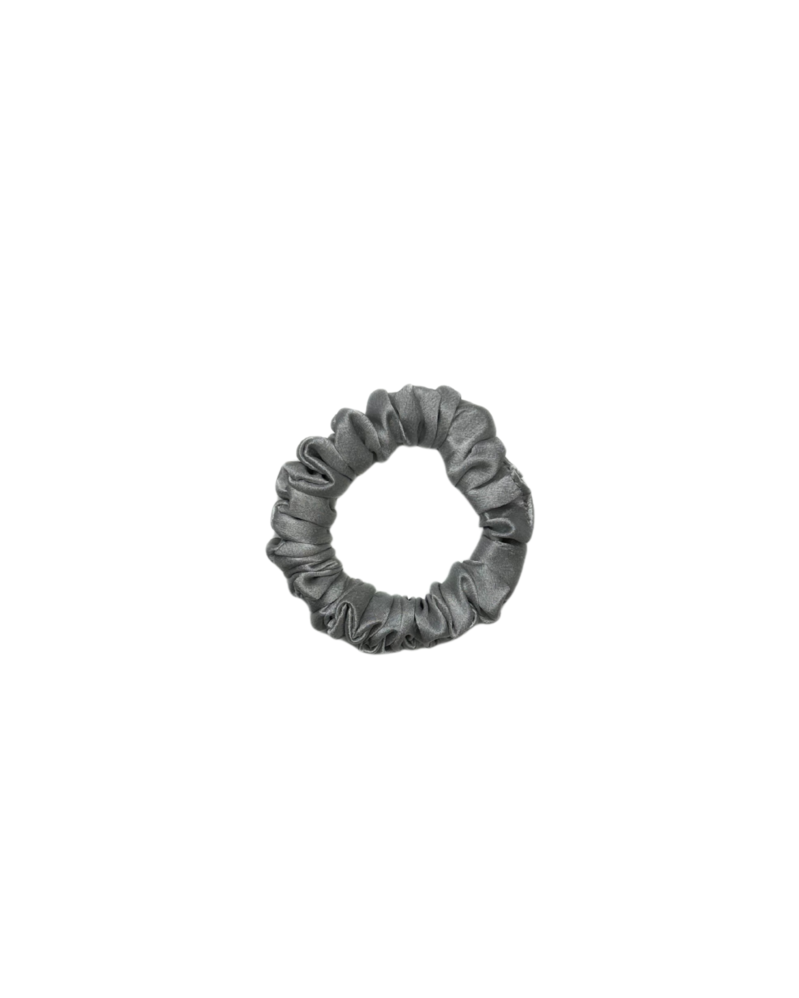 Mini Scrunchie Silver