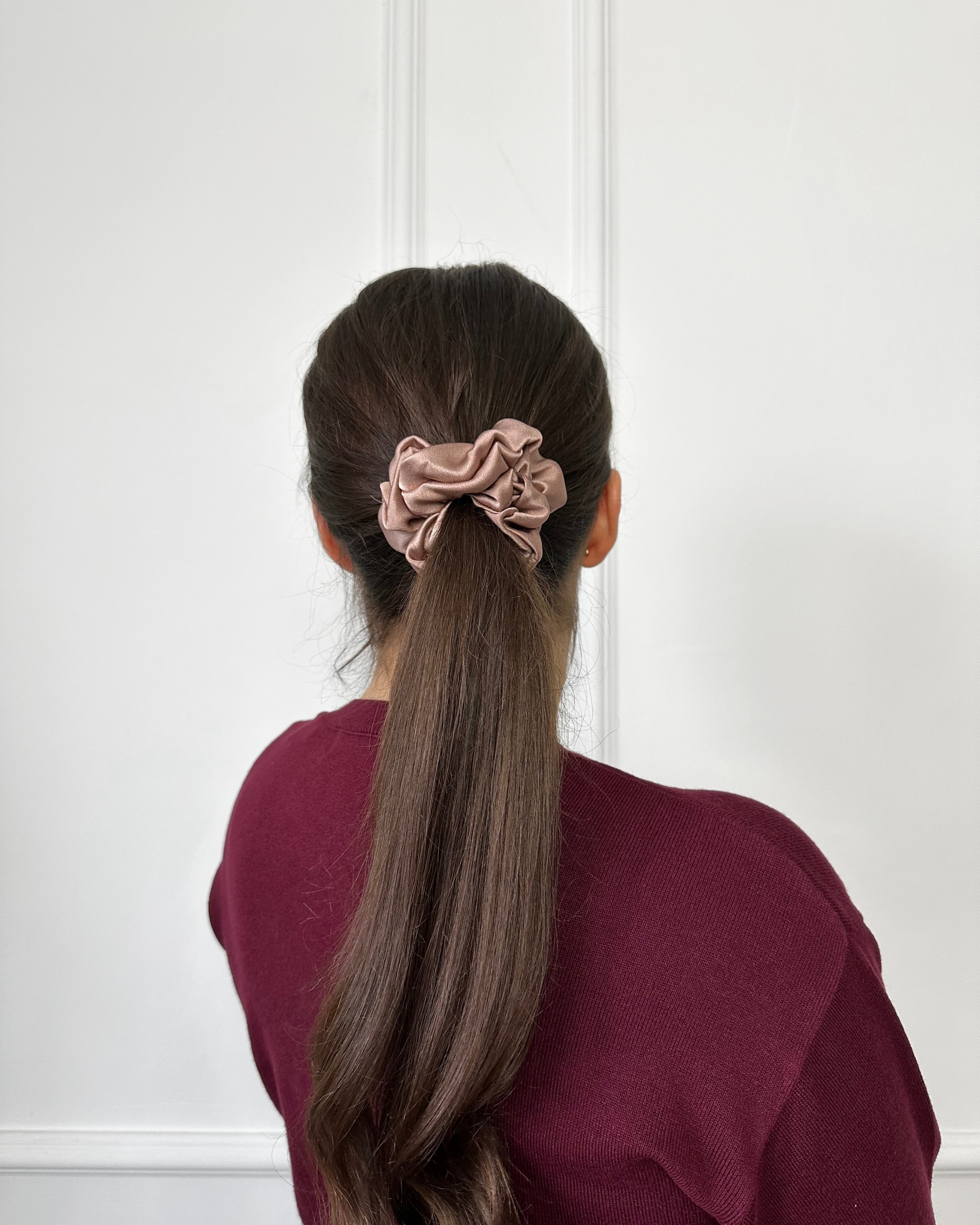 Medium Scrunchie Dusty Pink