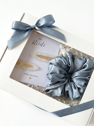 Podziękowania na Wieczór Panieński - Giftbox Niebieski