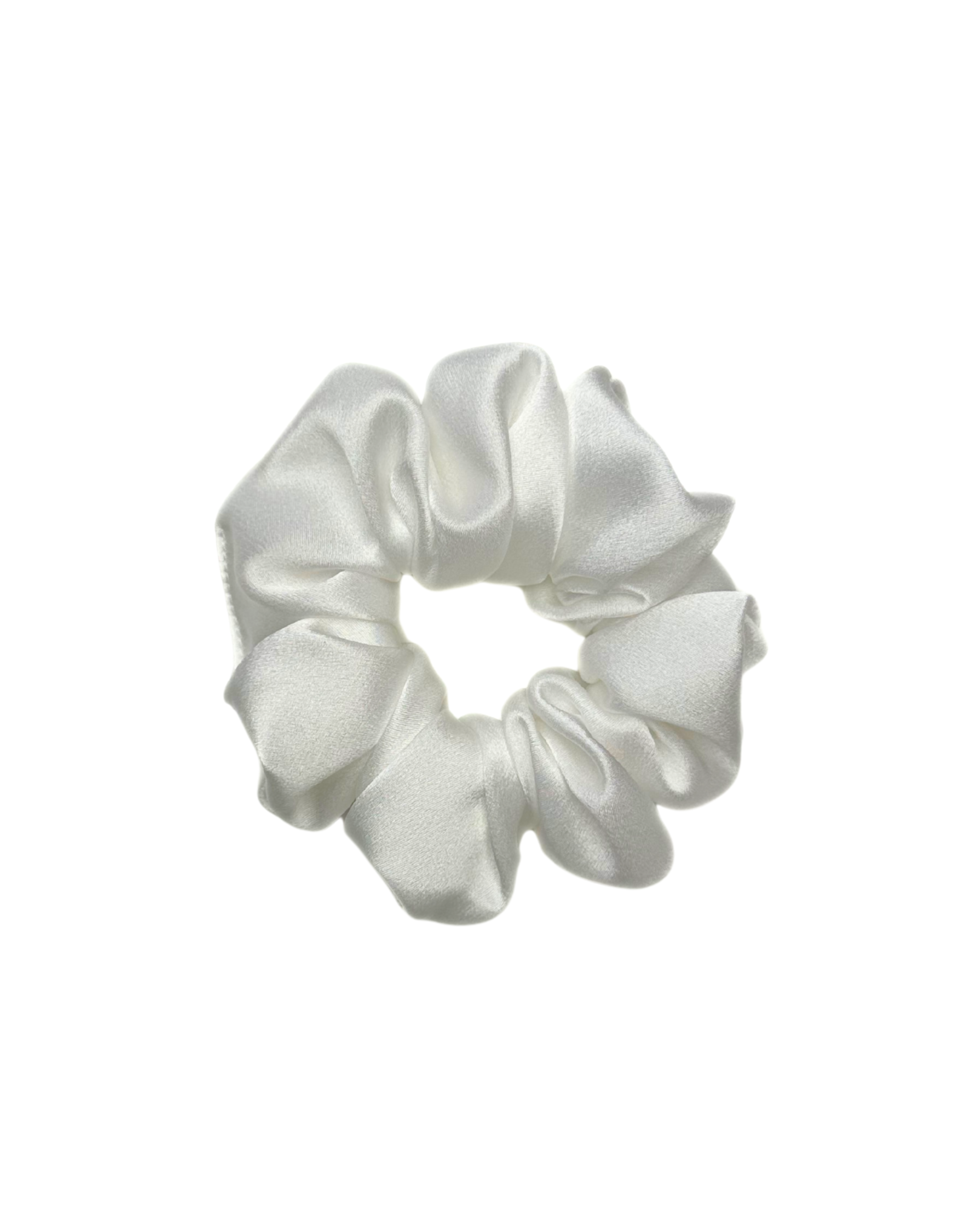 Medium Scrunchie White