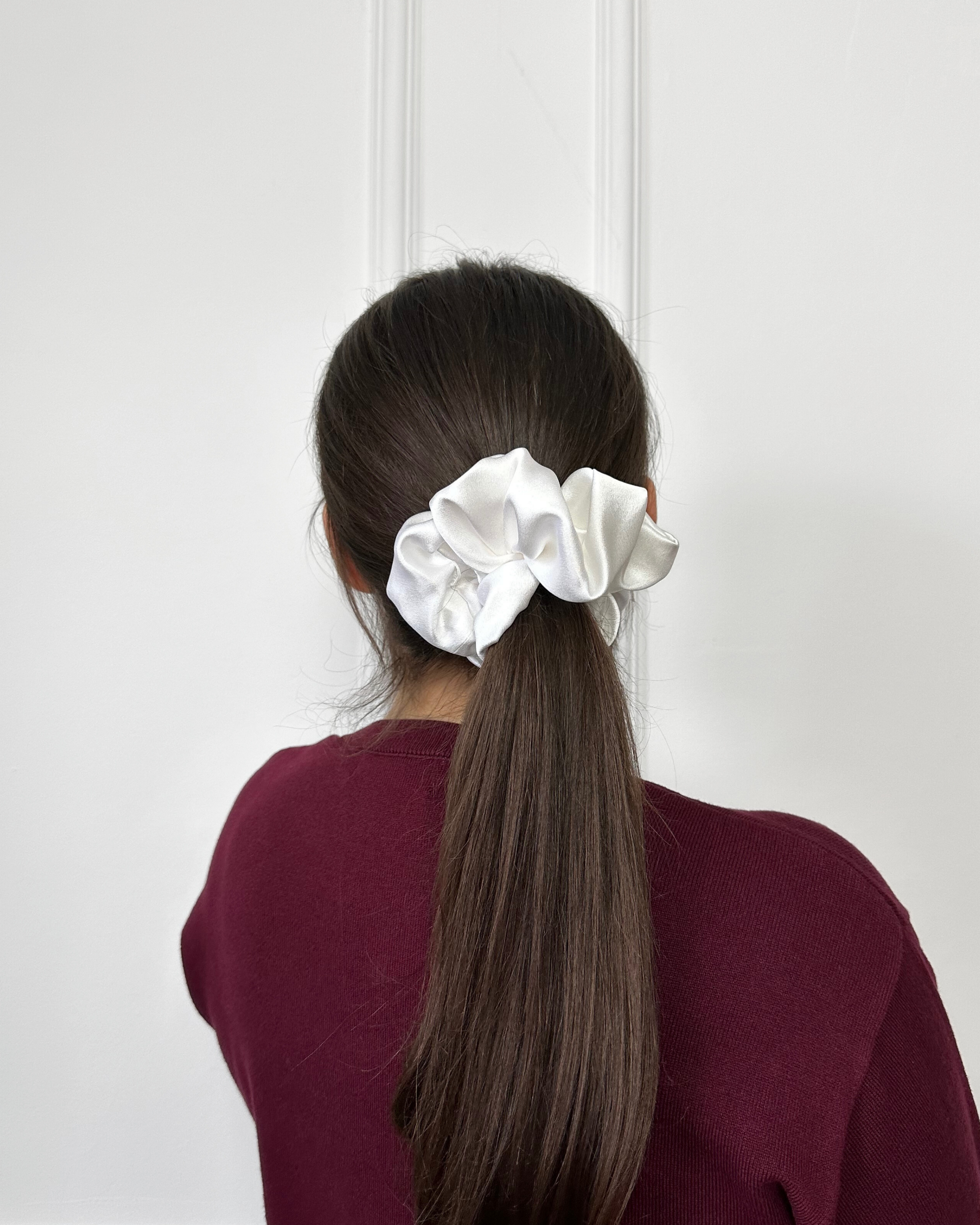 Maxi Scrunchie White