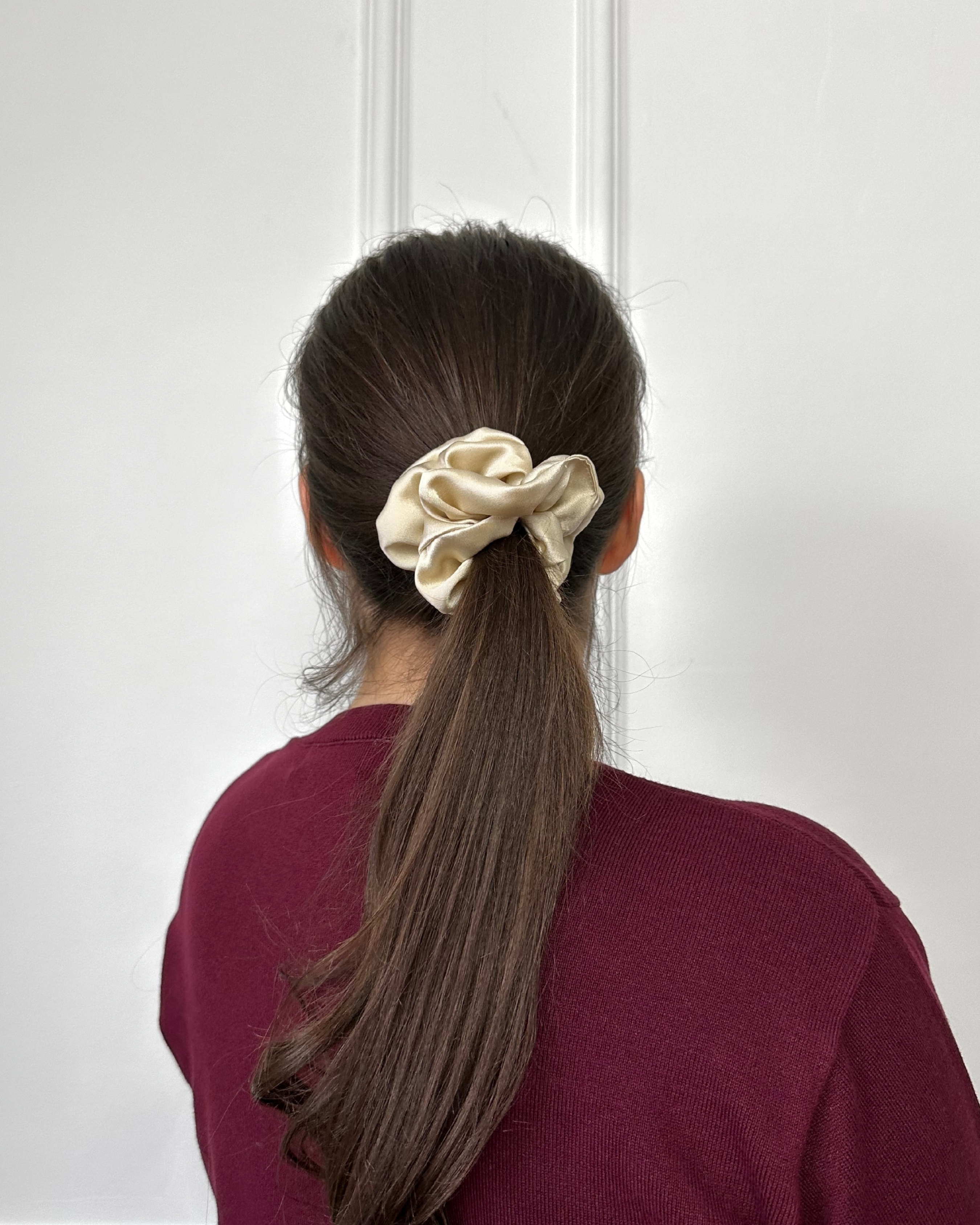 Medium Scrunchie Champagne