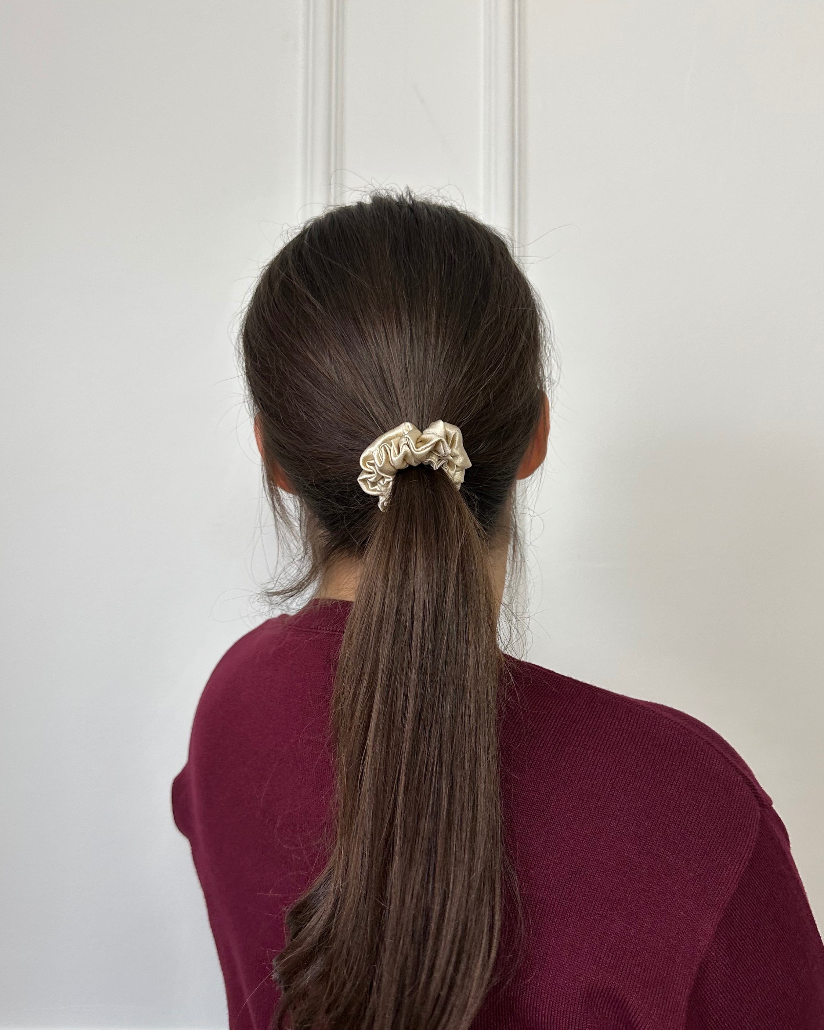 Mini Scrunchie Champagne